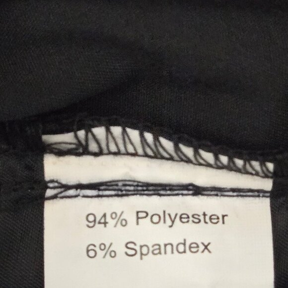 NWOT Black Drawstring Elastic Waistband Jogger Lounge Pants Athleisure | Medium - Picture 5 of 6